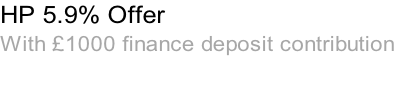 HP 5.9% Offer With £1000 finance deposit contribution
